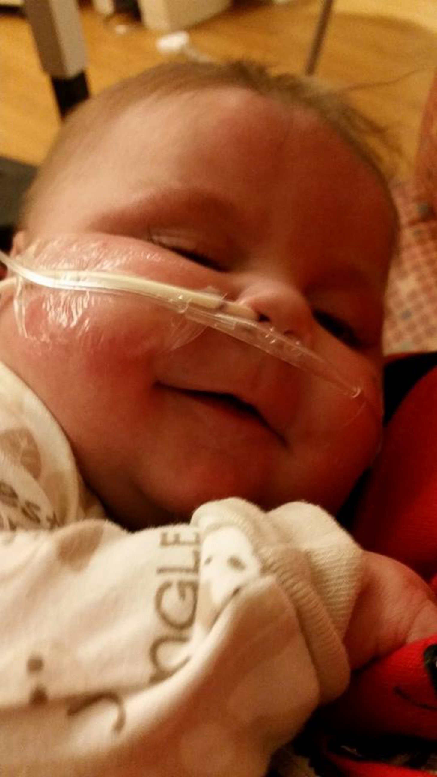 PHOTO: Noah Jordan smiles on Jan. 9, 2015, a few days before undergoing a heart transplant.
