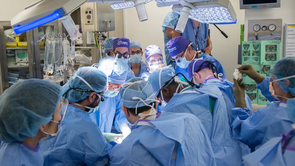 The surgical team at NYU Langone Medical Center, led by Dr. Eduardo Rodriguez, worked for 26 hours to complete Pat Hardison's face transplant surgery.