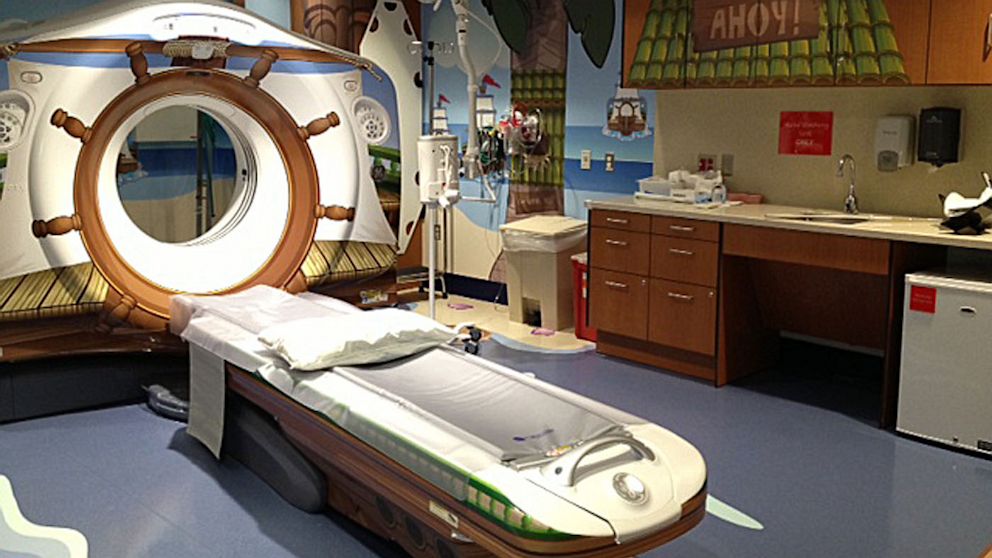 PHOTO: The pirate-thesed CT scanner