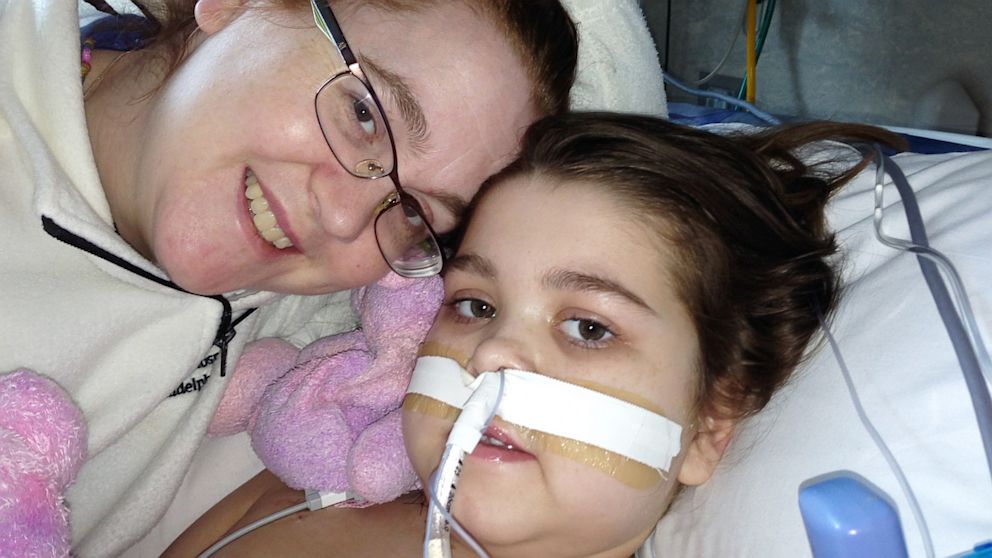 Sarah Murnaghan and mother Janet are shown at Children's Hospital of Philadelphia, after Sarah's lung transplant.