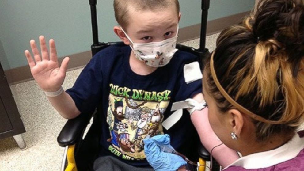 Jaiden Rodgers has a rare skin disease that is causing him to "turn to stone" according to his mother. 