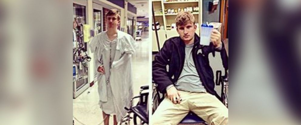 PHOTO: College student Brian Connor was able to stop taking immunosuppressant drugs after getting his twin brother's kidney.
