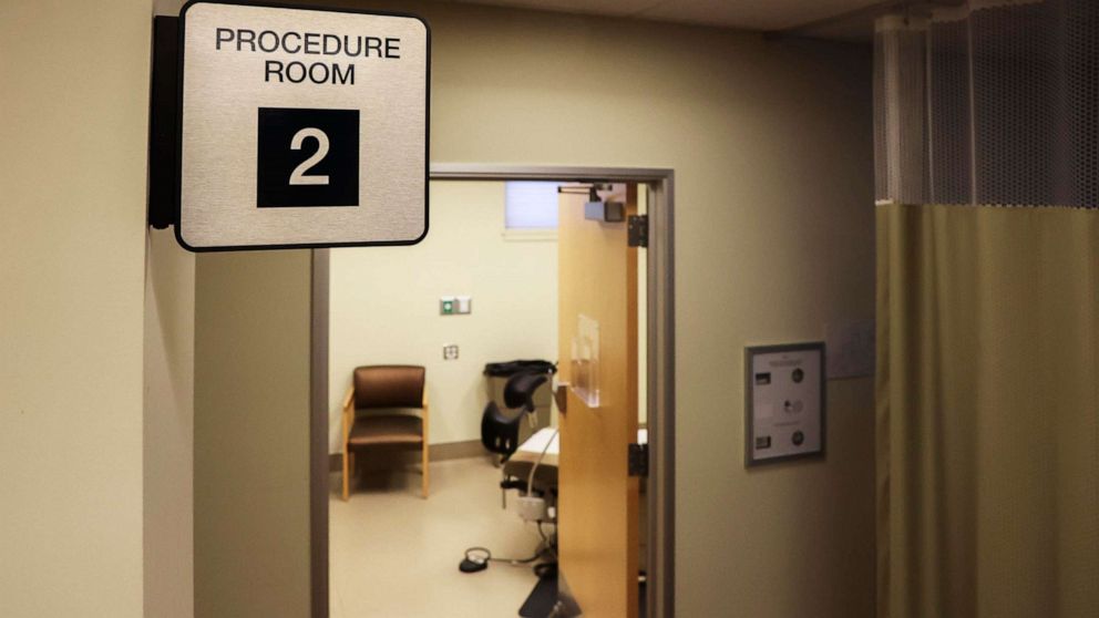 PHOTO: A procedure room at Planned Parenthood in Meridian, Idaho, one of the few clinics in the state that offers abortions.