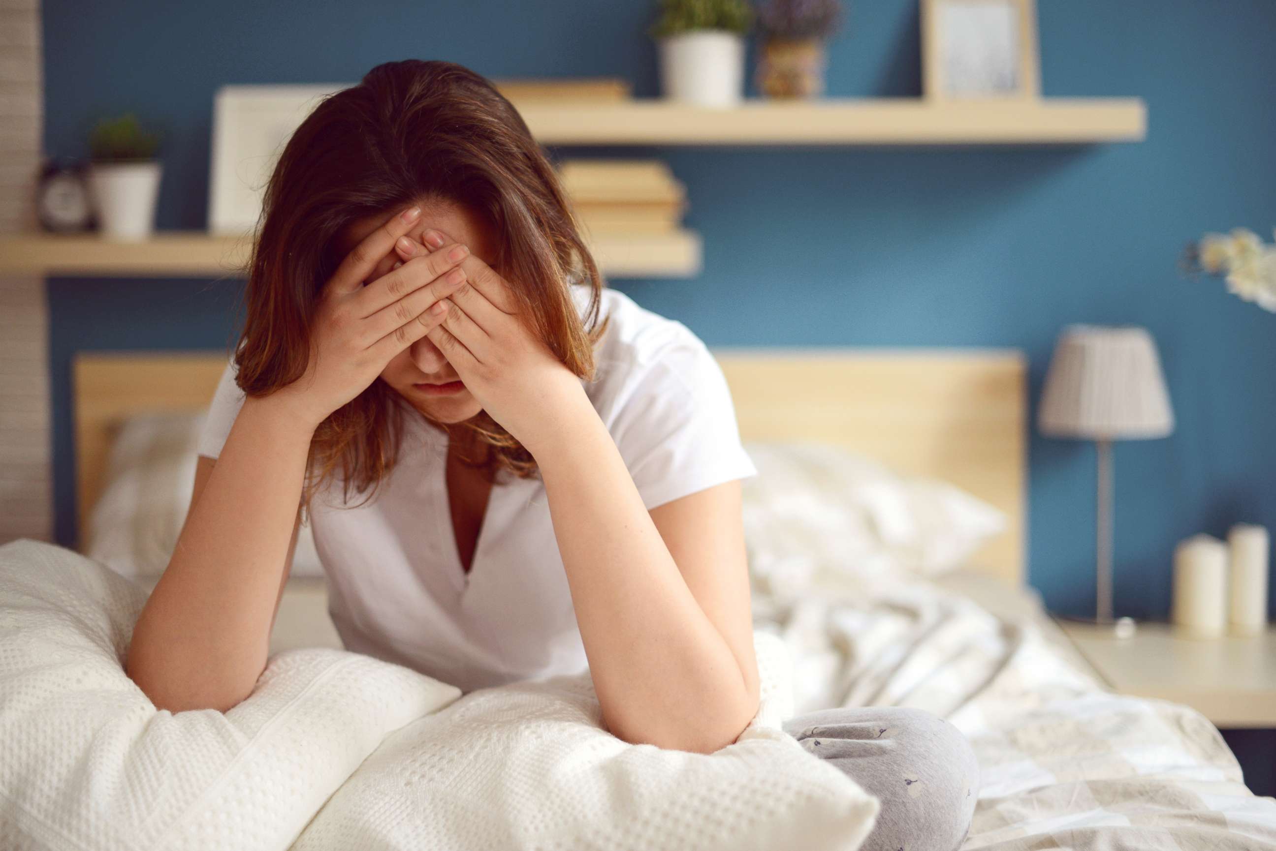 PHOTO: A woman is pictured with insomnia in this undated stock photo.