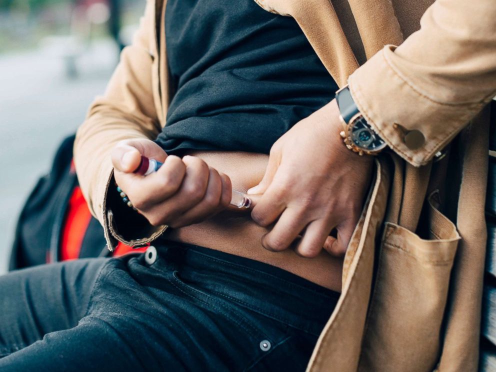 PHOTO: A man gives himself an insulin shot in this stock photo.