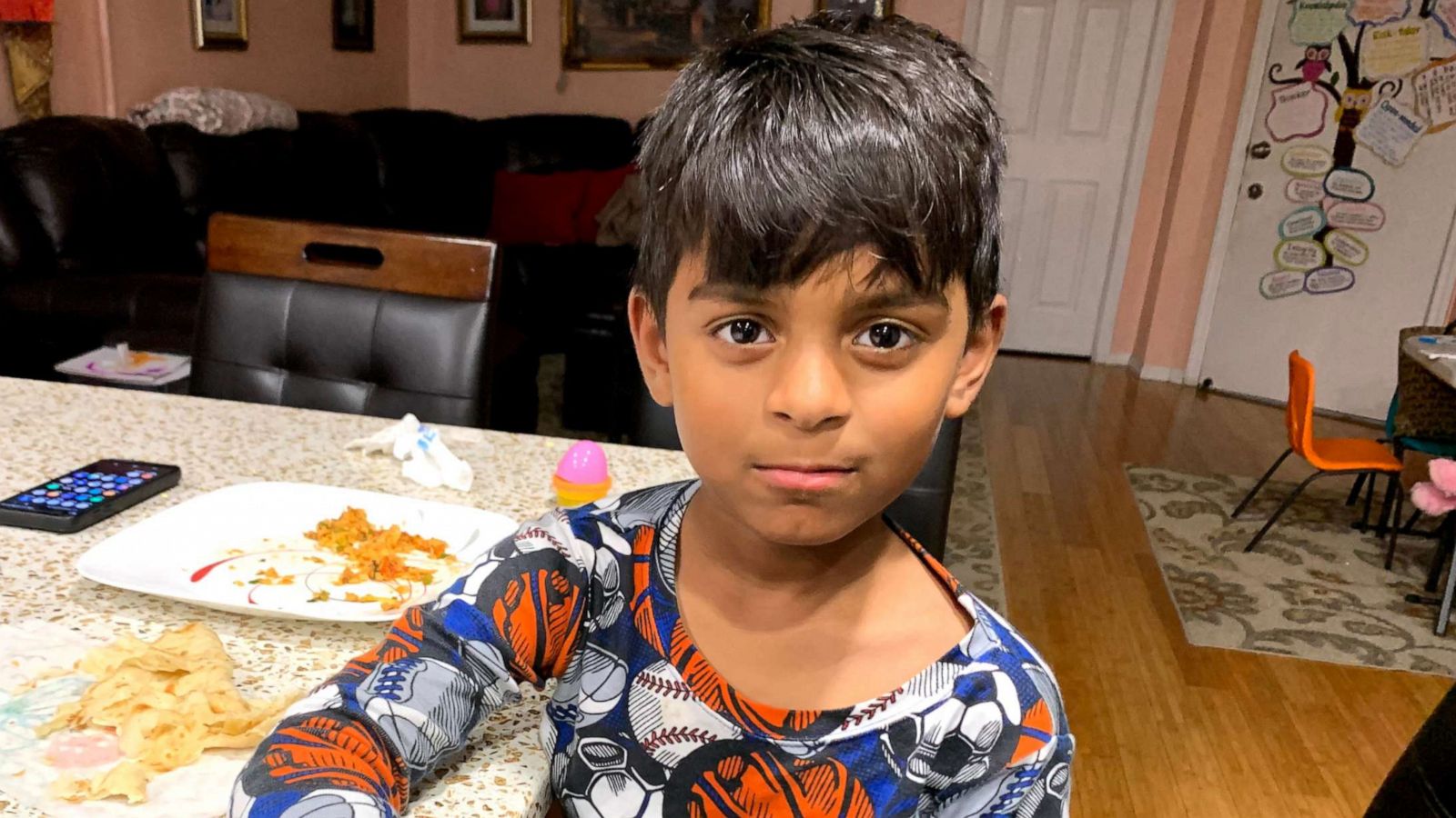 PHOTO: Jayden Hardowar, 8, of Richmond Hill, Queens, is one of at least 64 children in New York State to come down with what health officials are calling Pediatric Multi-System Inflammatory Syndrome Associated with COVID-19, or "Shock Syndrome."