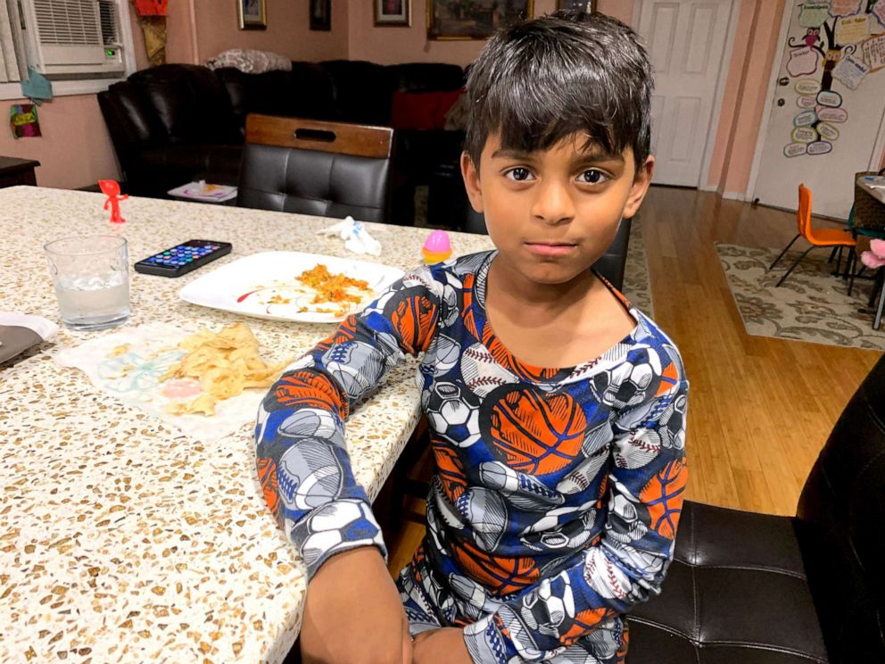 PHOTO: Jayden Hardowar, 8, of Richmond Hill, Queens, is one of at least 64 children in New York State to come down with what health officials are calling Pediatric Multi-System Inflammatory Syndrome Associated with COVID-19, or "Shock Syndrome."