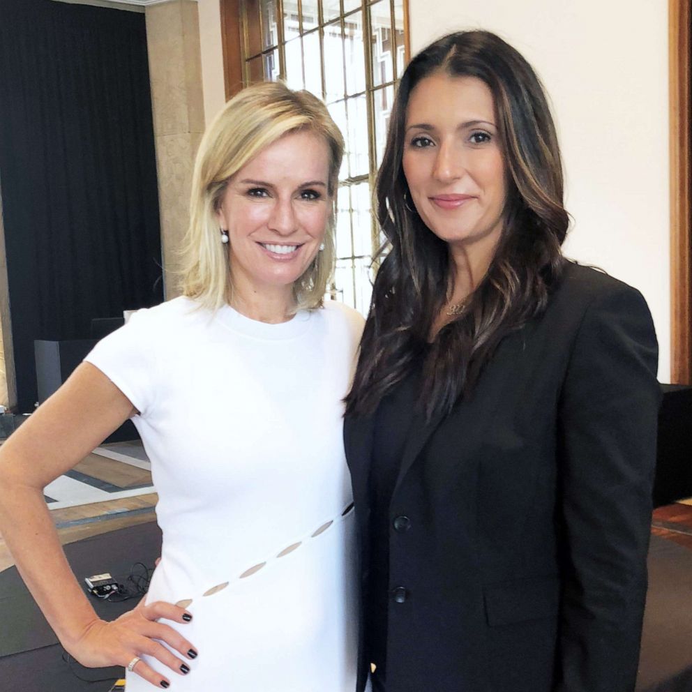 PHOTO: Dr. Jennifer Ashton and Talinda Bennington pose for a photo at the 2nd Global Summit on Mental Health Culture Change in London, October 2018.