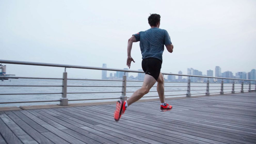 A man jogs in this undated stock photo.