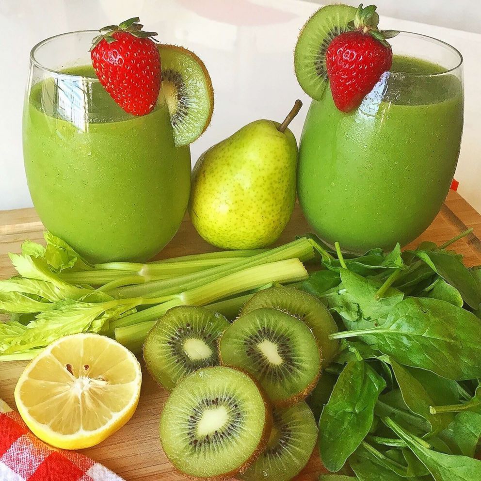 PHOTO: CCelebrity trainer Jeannette Jenkins shared a recipe for a green smoothie.