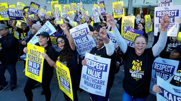 Thousands of Kaiser Permanente workers strike over 'unsafe staffing ...