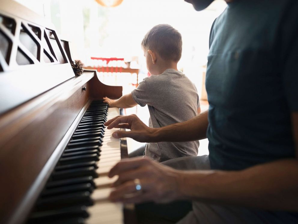 PHOTO: A child is seen pictured playing a piano seen this undated stock photo.
