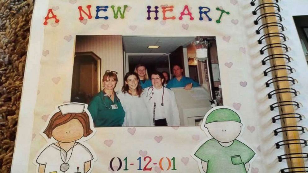 PHOTO: Kristin Marx received a new heart in January 2001.
