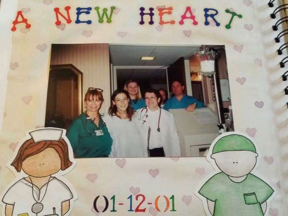 PHOTO: Kristin Marx received a new heart in January 2001.