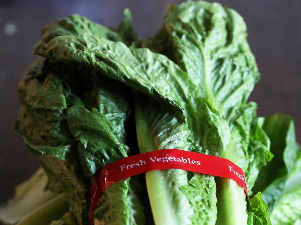 PHOTO: Romaine lettuce is displayed, May 2, 2018, in San Anselmo, Calif.