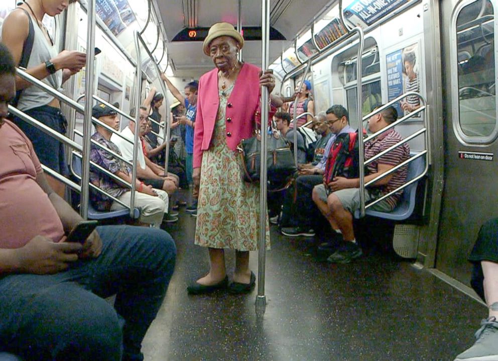 PHOTO: Dr. Melissa Freeman rides the subway to her private practice in Harlem, New York.