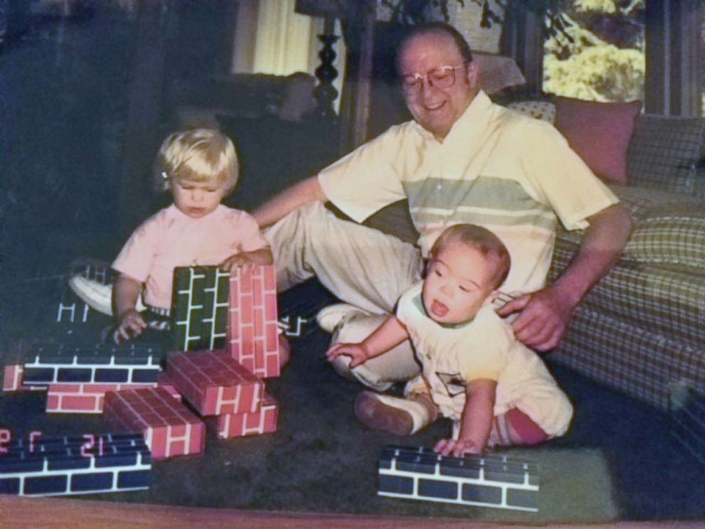 PHOTO: Michael Clayburgh, now 29, is pictured with his grandfather, who died of Alzheimer's disease.