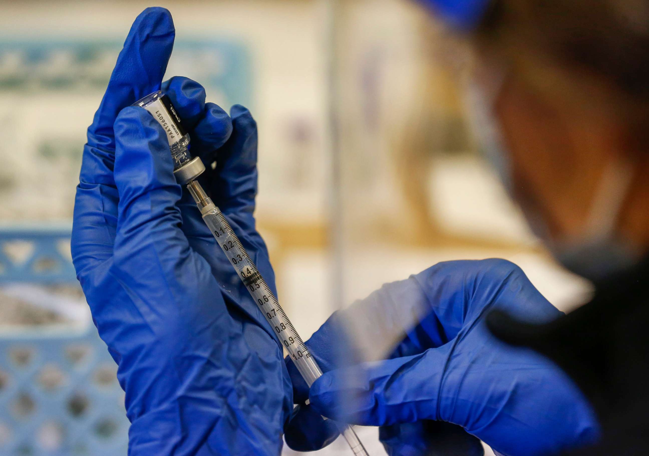 PHOTO: A mass COVID-19 vaccination event was conducted in partnership with the Missouri National Guard, Department of Health and Senior Services and local health care systems at the Ozark Empire Fairgrounds on Feb. 5, 2021.