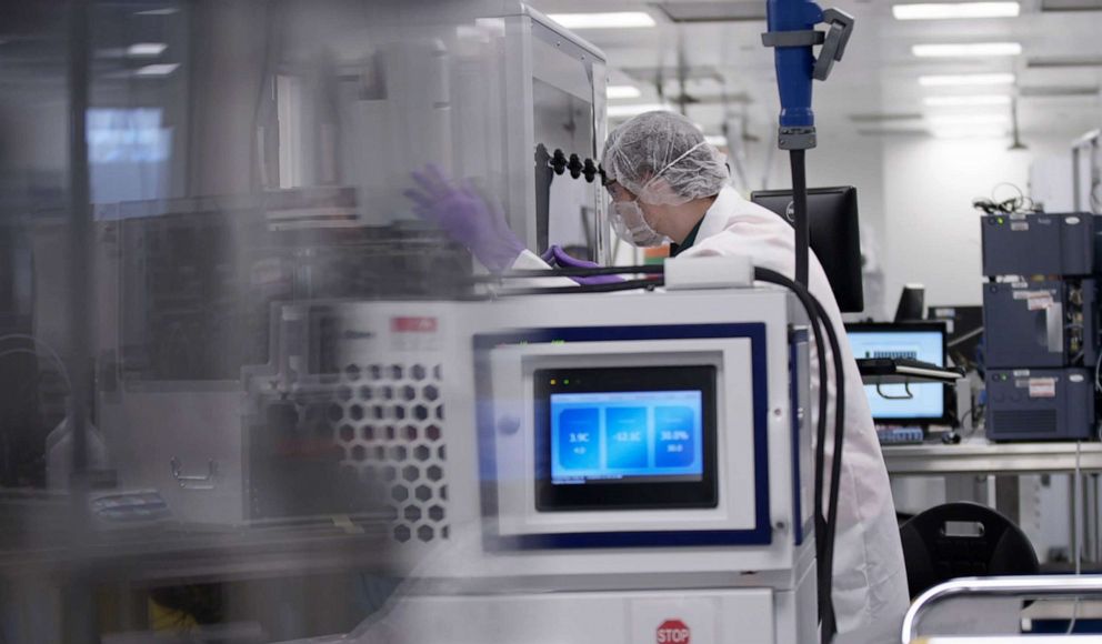 PHOTO: Work on a COVID-19 vaccine is underway at American biotechnology company Moderna in Massachusetts. Moderna plans to start phase II of its vaccine trials soon and phase III in the summer of 2020.