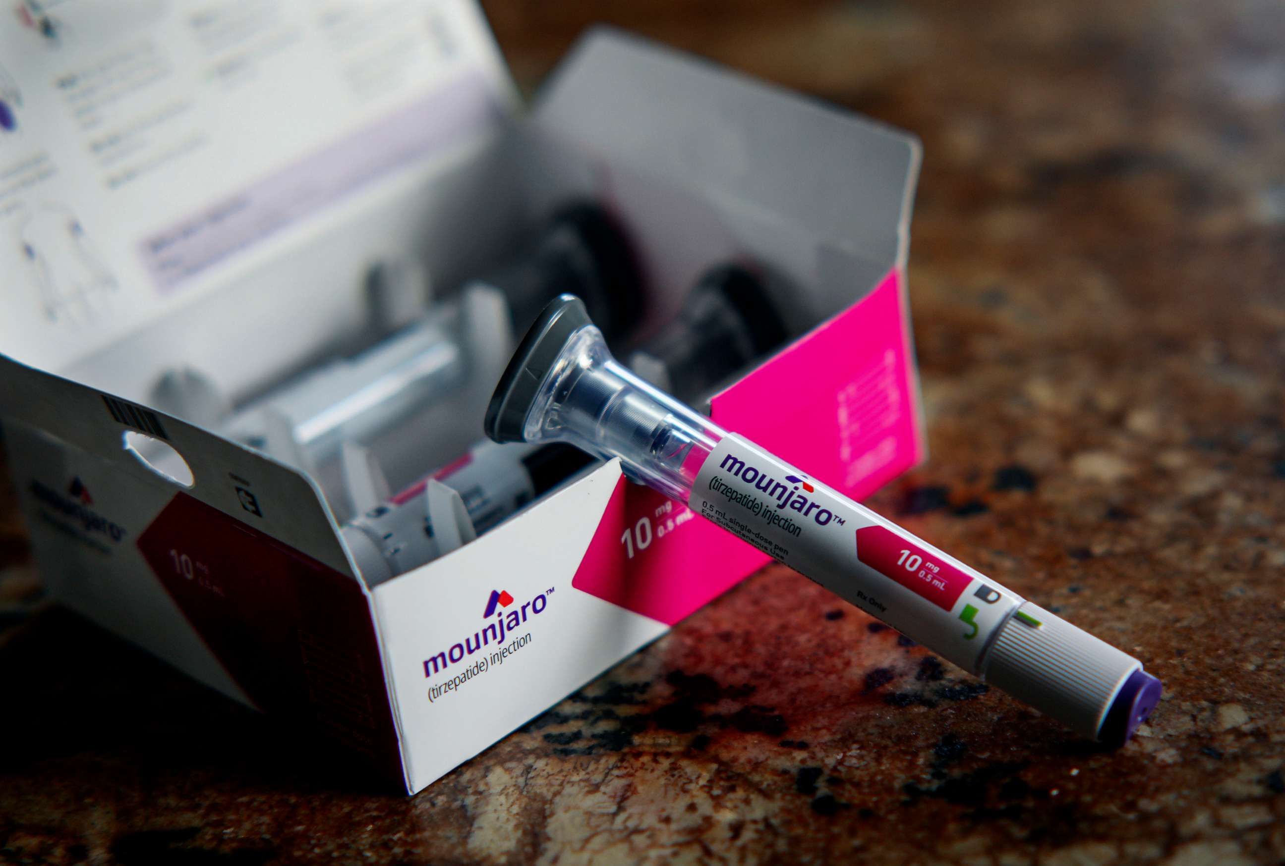 PHOTO: Mounjaro injection pen on display in Carlsbad, Calif., Nov. 30, 2022.