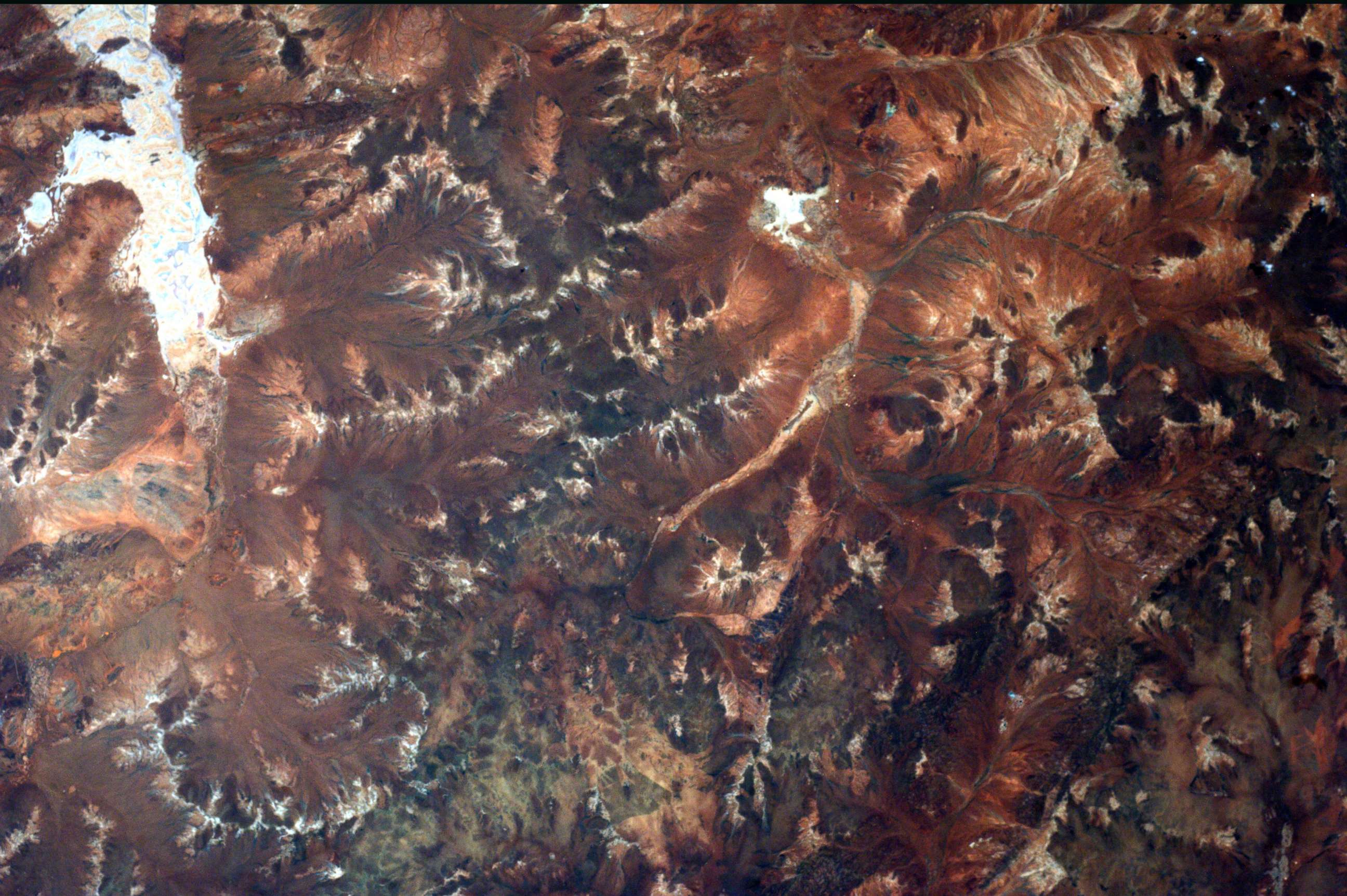 PHOTO: A Space Station image of the Yarrabubba structure in Australia, site of the oldest known impact crater on Earth.