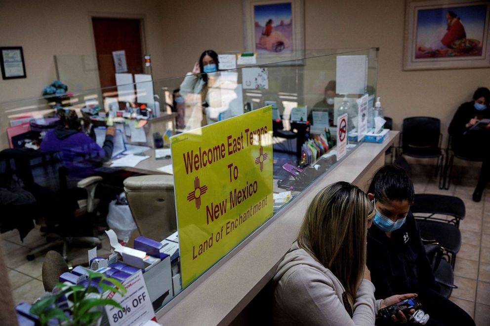 PHOTO: Women wait to have medical abortions at Women's Reproductive Clinic of New Mexico, in Santa Teresa, N.M., Jan. 13, 2023.