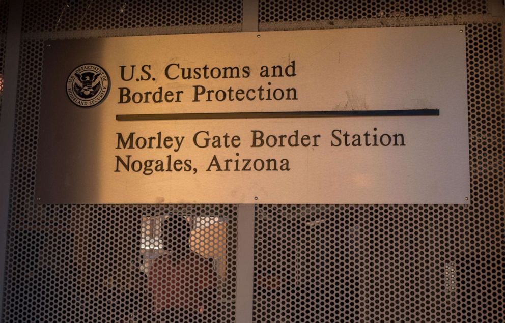 PHOTO: A man waits for his paperwork to be approved so he can pass to the U.S. from Mexico at the Border Station in the city of Nogales, Ariz., Nov. 14, 2017.