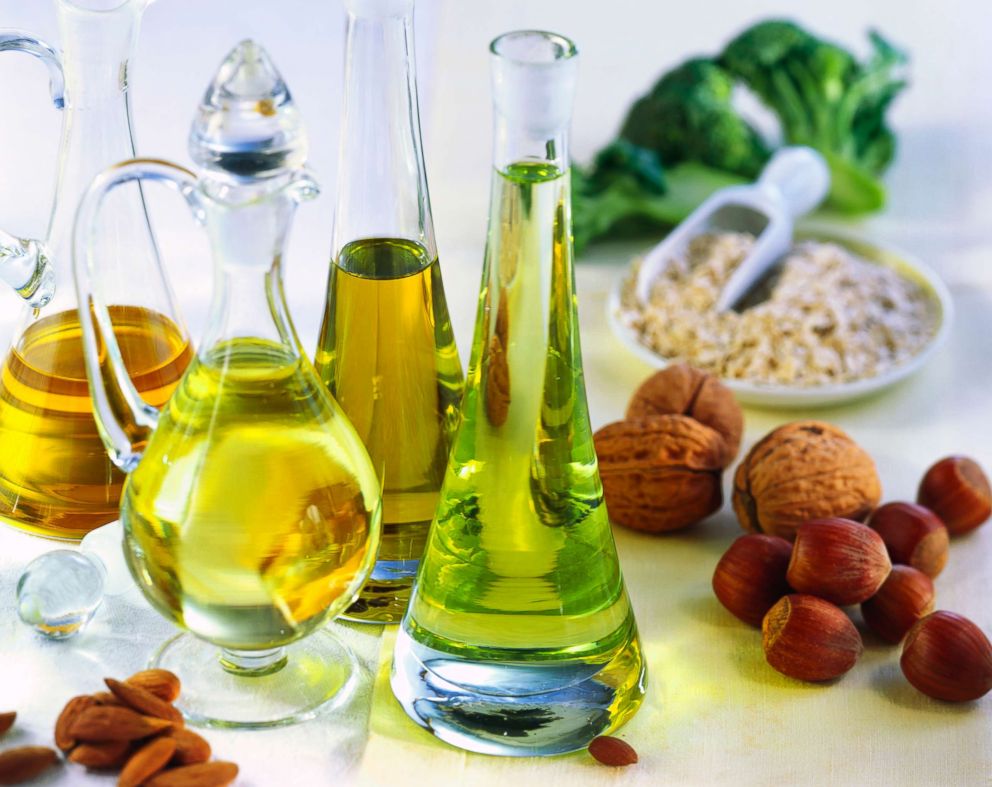 PHOTO: An assortment of olive oils and nuts are pictured in this undated stock photo.