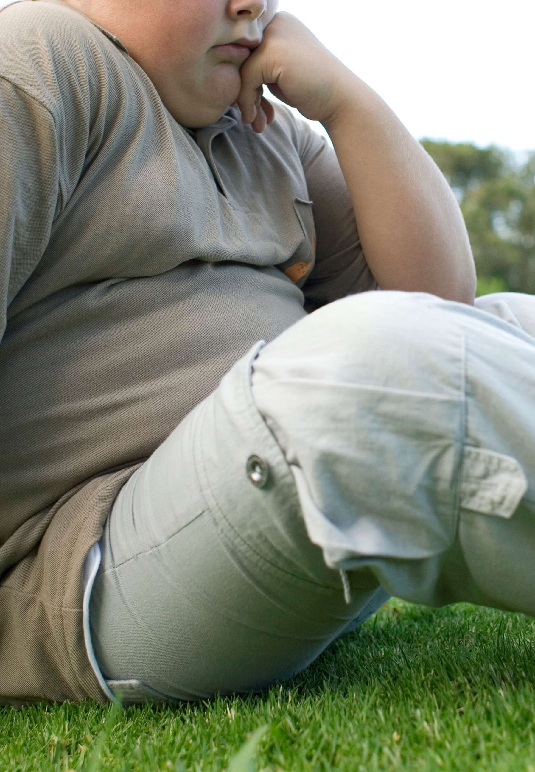 PHOTO: An undated stock photo of an overweight boy. 