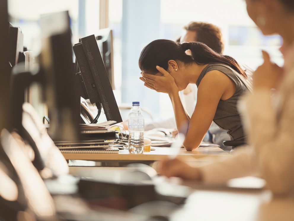   PHOTO: An overworked businesswoman is seen in this undated photo. 