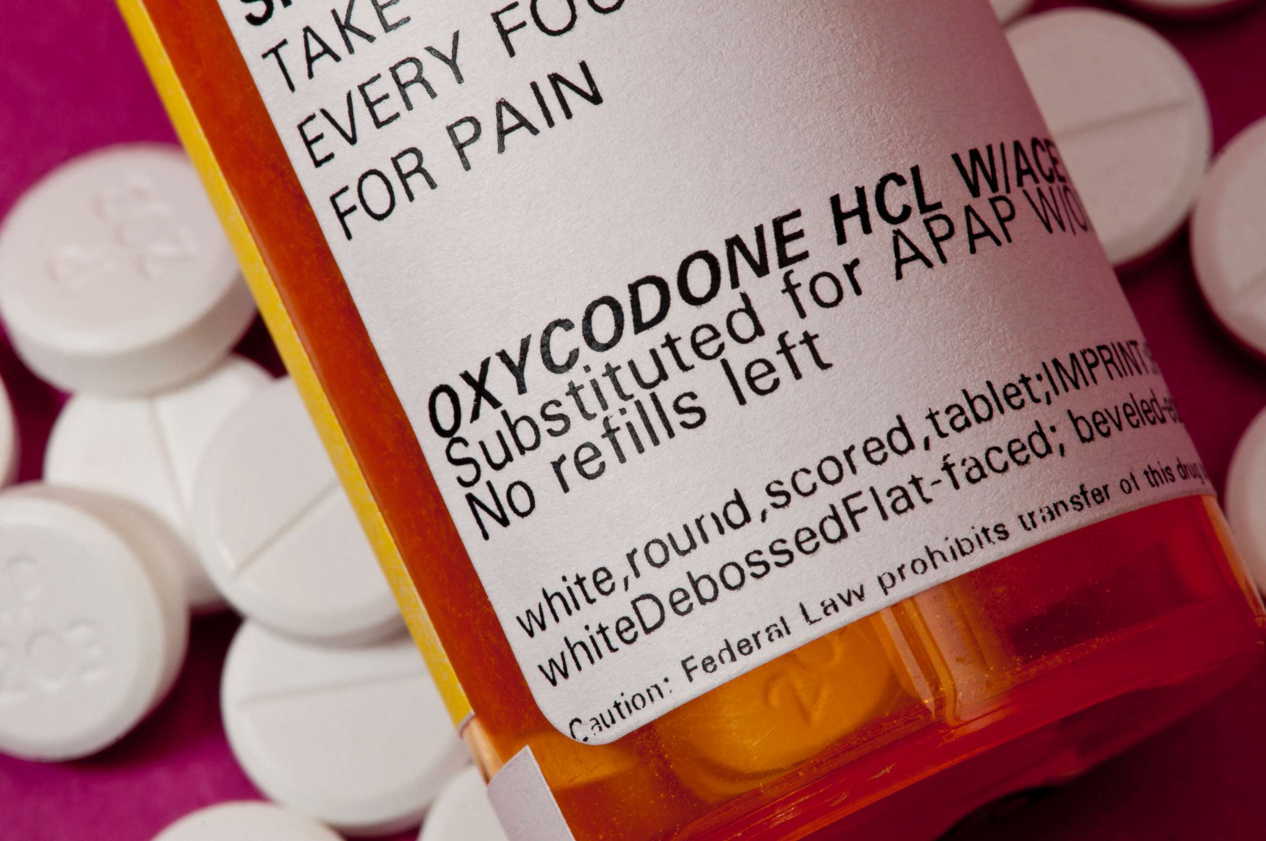 PHOTO: Oxycodone, a narcotic pain reliever, is pictured in an undated stock photo. 