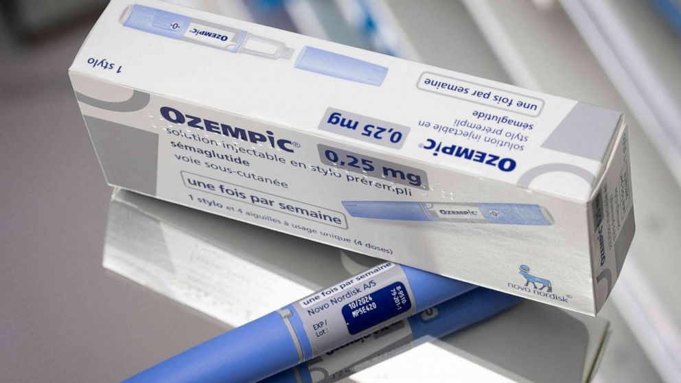 PHOTO: This photograph taken on Feb. 23, 2023, shows the anti-diabetic medication "Ozempic" (semaglutide) made by Danish pharmaceutical company Novo Nordisk.