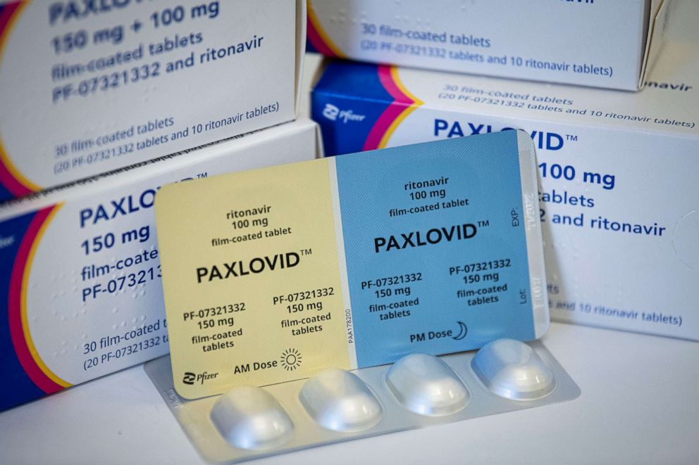 PHOTO: In this March 1, 2022, file photo, the drug Paxlovid is shown.
