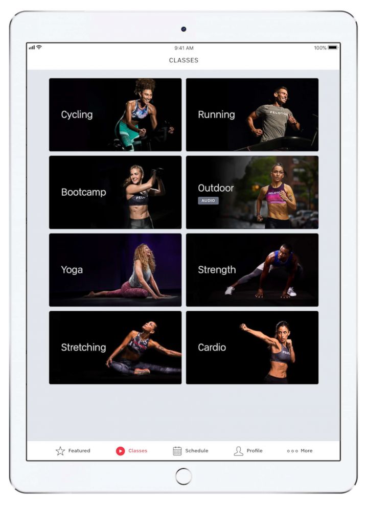 PHOTO: Peloton Digital gives you total body workouts you can take on the go with you.