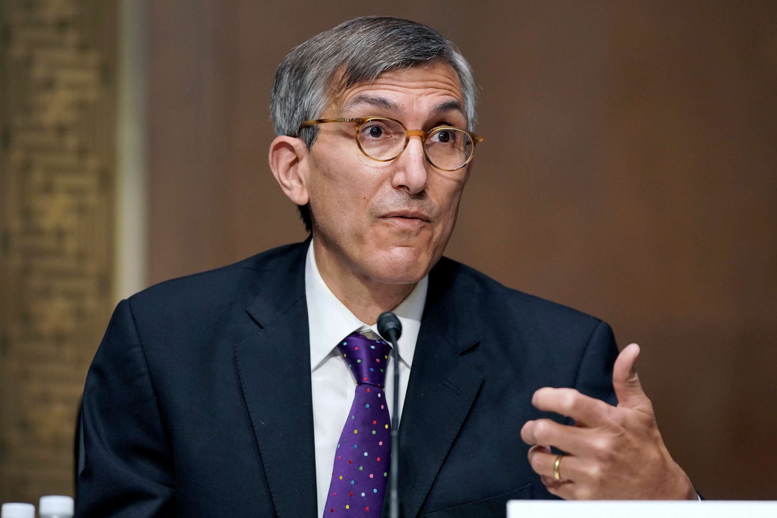 PHOTO: In this May 11, 2021, file photo, Dr. Peter Marks, Director of the Center for Biologics Evaluation and Research within the Food and Drug Administration, testifies on Capitol Hill in Washington, D.C.