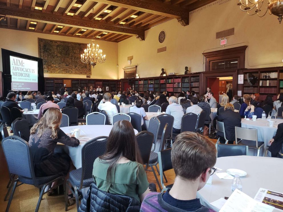 PHOTO: About 150 medical students from eight schools gather at the New York Academy of Medicine to discuss how to advocate for their patients as they enter the medical field.