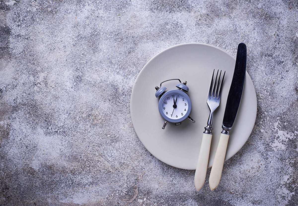 PHOTO: An alarm clock with silverware on a plate are pictured in this undated stock photo. 