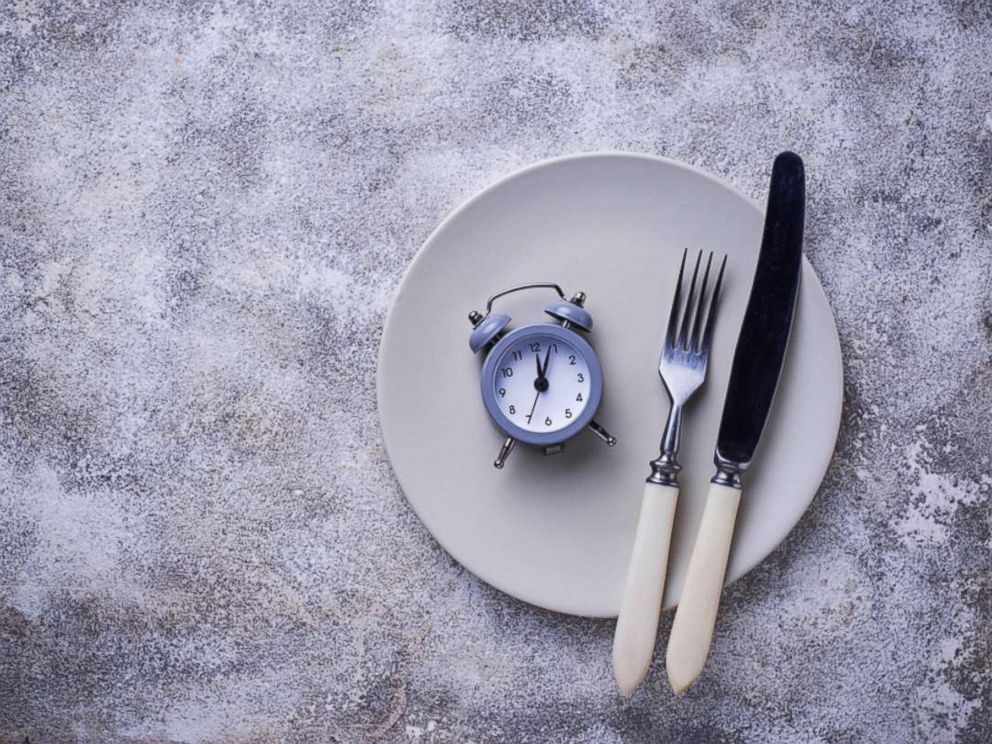 PHOTO: An alarm clock with silverware on a plate are pictured in this undated stock photo.