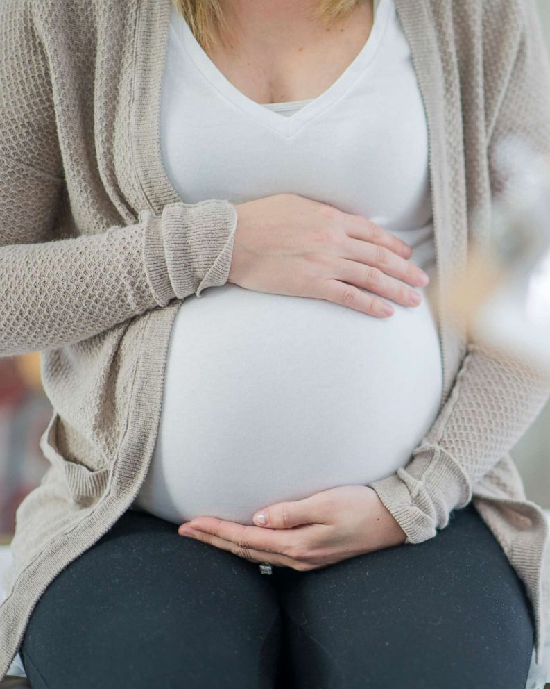 PHOTO: A pregnant woman is in a doctor's office in this undated stock photo.