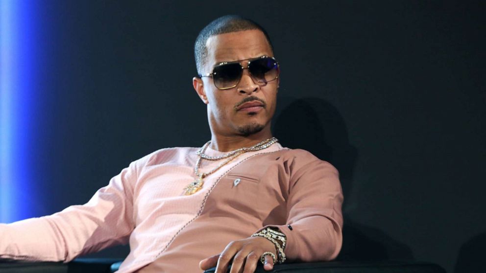 PHOTO: Rapper T.I. speaks onstage during an event in Los Angeles, Feb. 20, 2020.