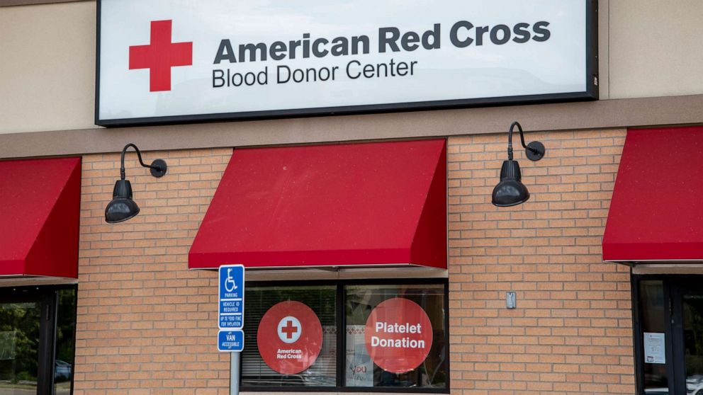 PHOTO: In this undated file photo, an American Red Cross blood donor center is shown in Shoreview, Minn.