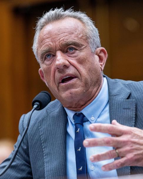 Secretary of Health and Human Services Robert F. Kennedy Jr. testifies during a House Energy and Commerce Committee, Health Subcommittee hearing in Washington, June 24, 2025.