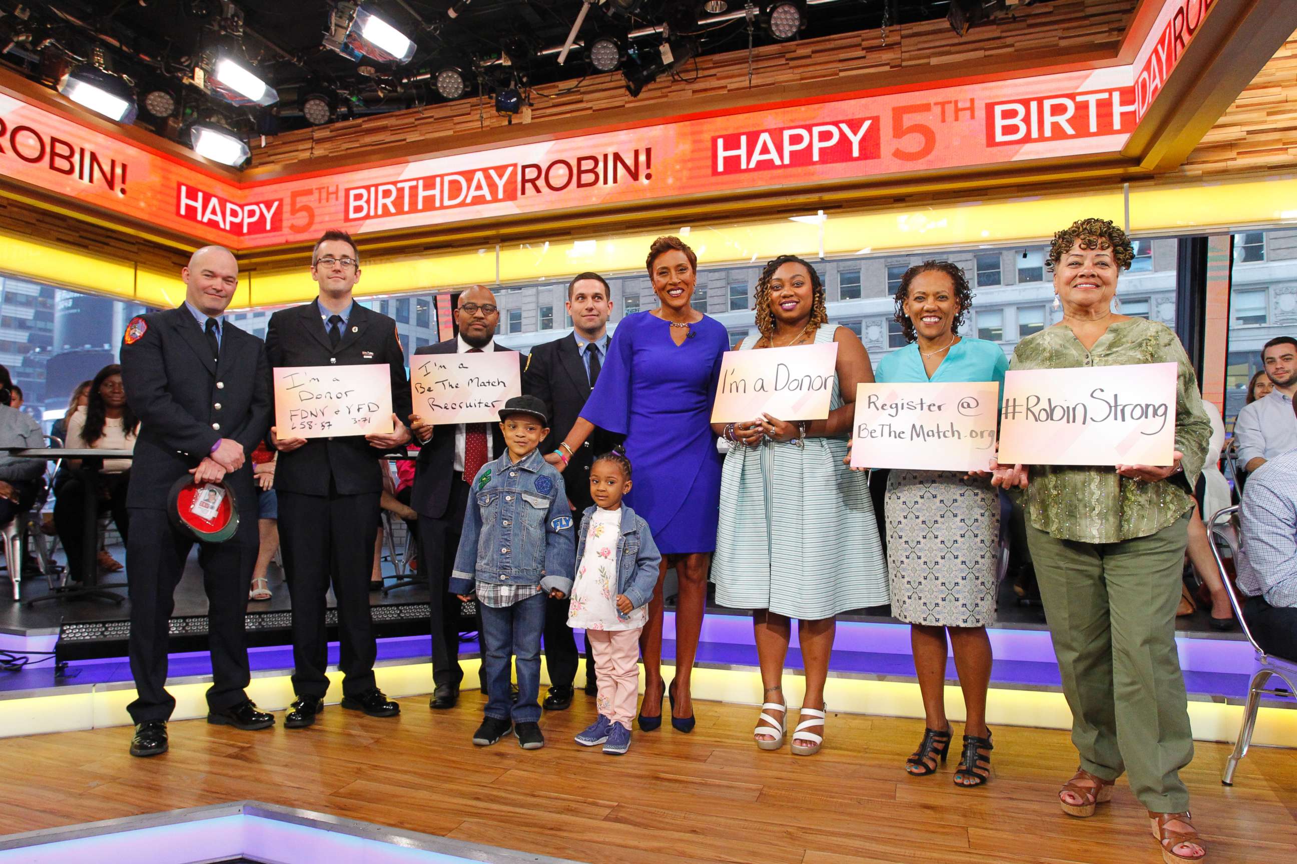 PHOTO: "Good Morning America" co-anchor Robin Roberts is celebrating her fifth "birthday," the anniversary of the day she received a life-saving bone marrow transplant.