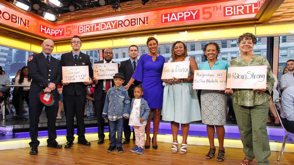 PHOTO: "Good Morning America" co-anchor Robin Roberts is celebrating her fifth "birthday," the anniversary of the day she received a life-saving bone marrow transplant.