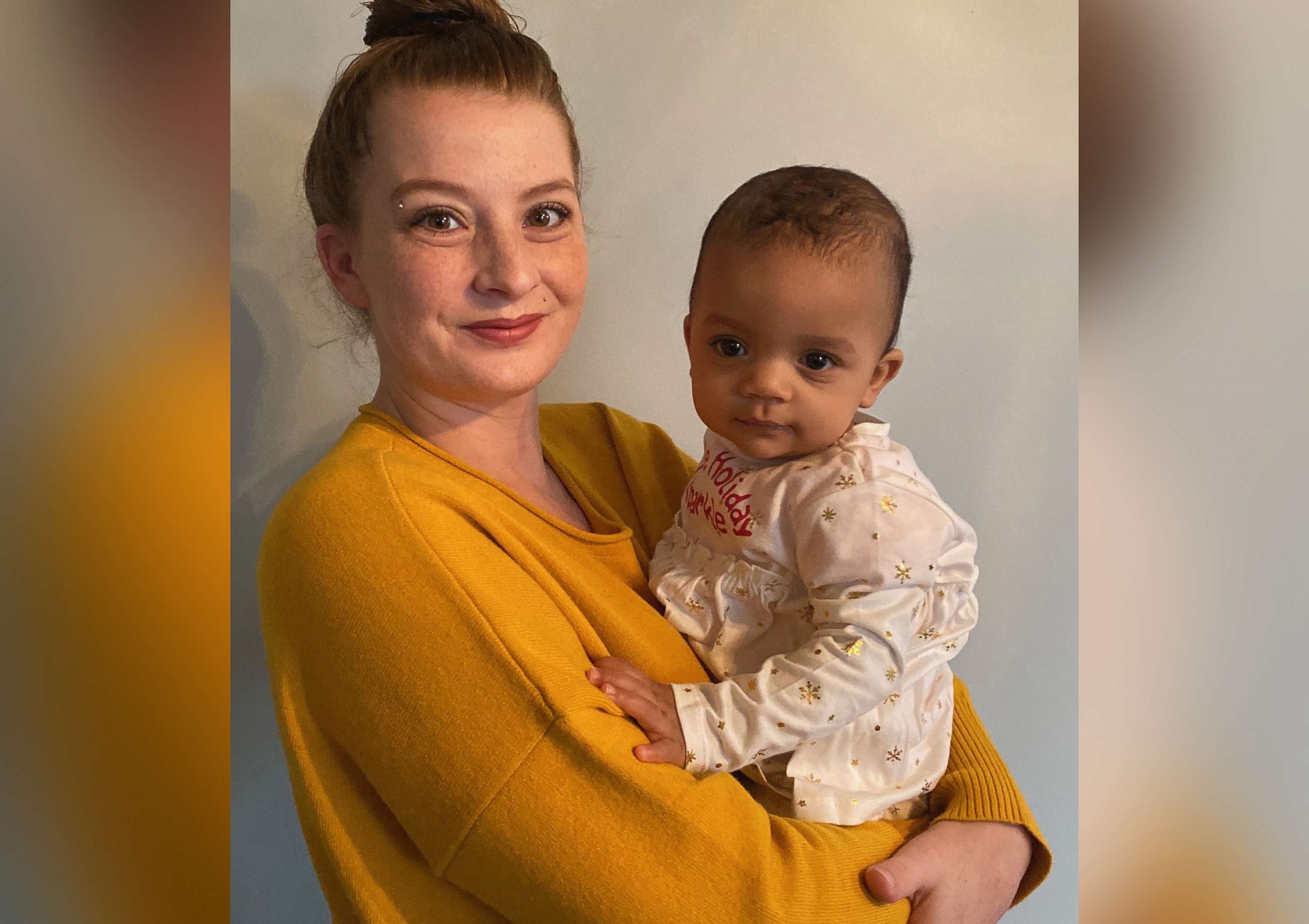 PHOTO: Samantha Powell holds her soon to be one-year old daughter, Luna, in an undated handout photo.