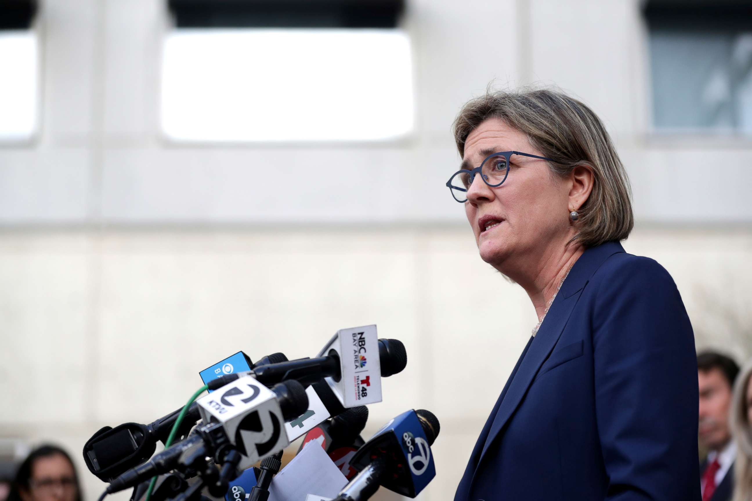 PHOTO: Santa Clara County Public Health Department Director Dr. Sara Cody speaks during a news conference in San Jose, Calif., Feb. 28, 2020.