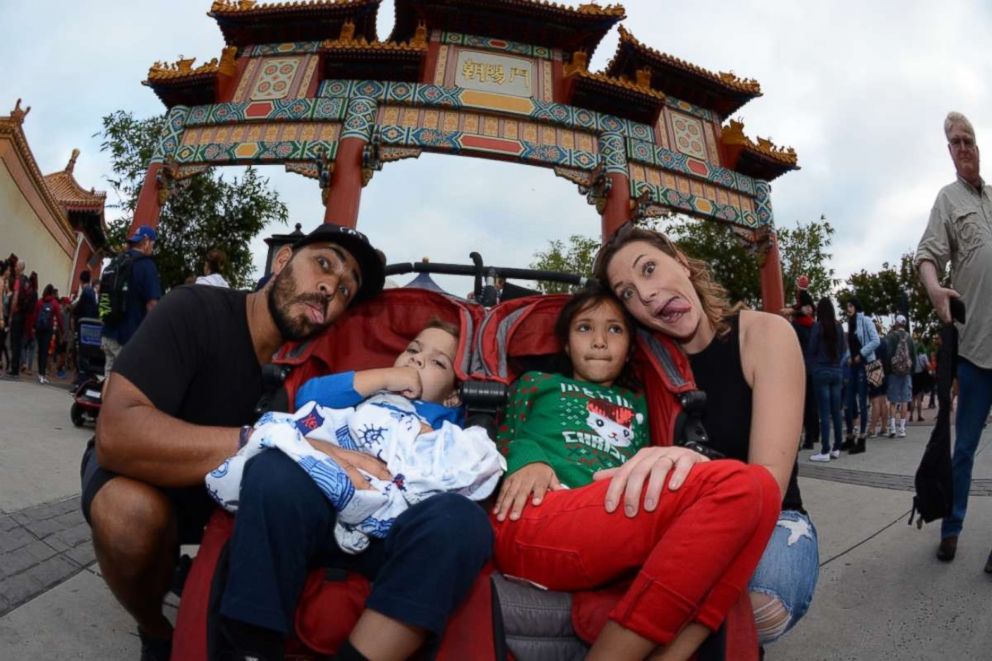 PHOTO: Jennifer and Samir Sarkar seen in an undated family photo with their children, Sophia, 8, and Carter, 6. Carter suffers from Sanfilippo Syndrome.
