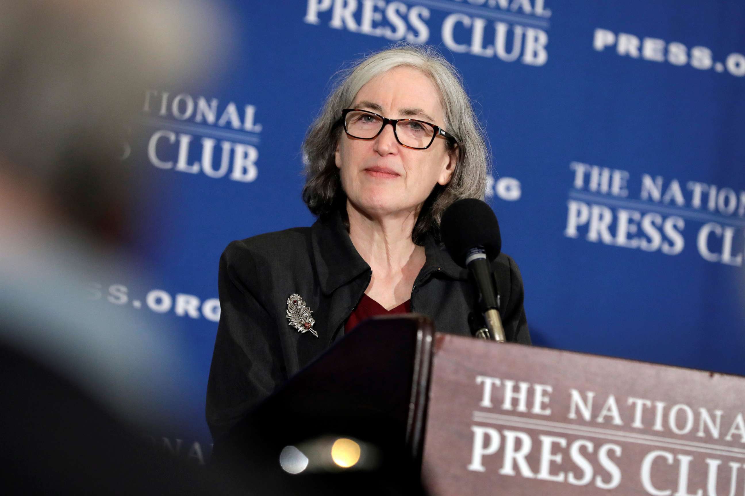 PHOTO: Dr. Anne Schuchat, Principal Deputy Director of the Centers for Disease Control and Prevention holds a news conference at the National Press Club in Washington, D.C., Feb. 11, 2020.