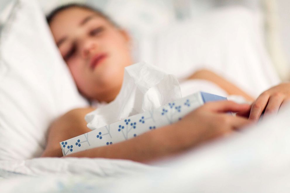 PHOTO: A sick girl is pictured in this undated stock photo.