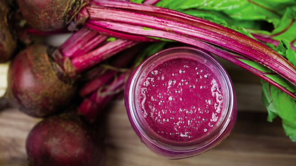 PHOTO: The "Can't Beet Me Smoothie" from "Run Fast, Eat Slow," is photographed.